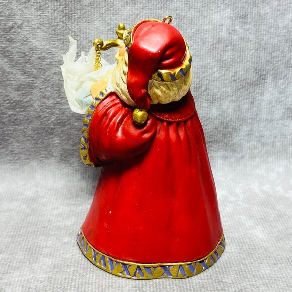 Hallmark Keepsake Ornament 2003 THE DECISION Santa Claus / Balance Scale - Picture 4 of 10